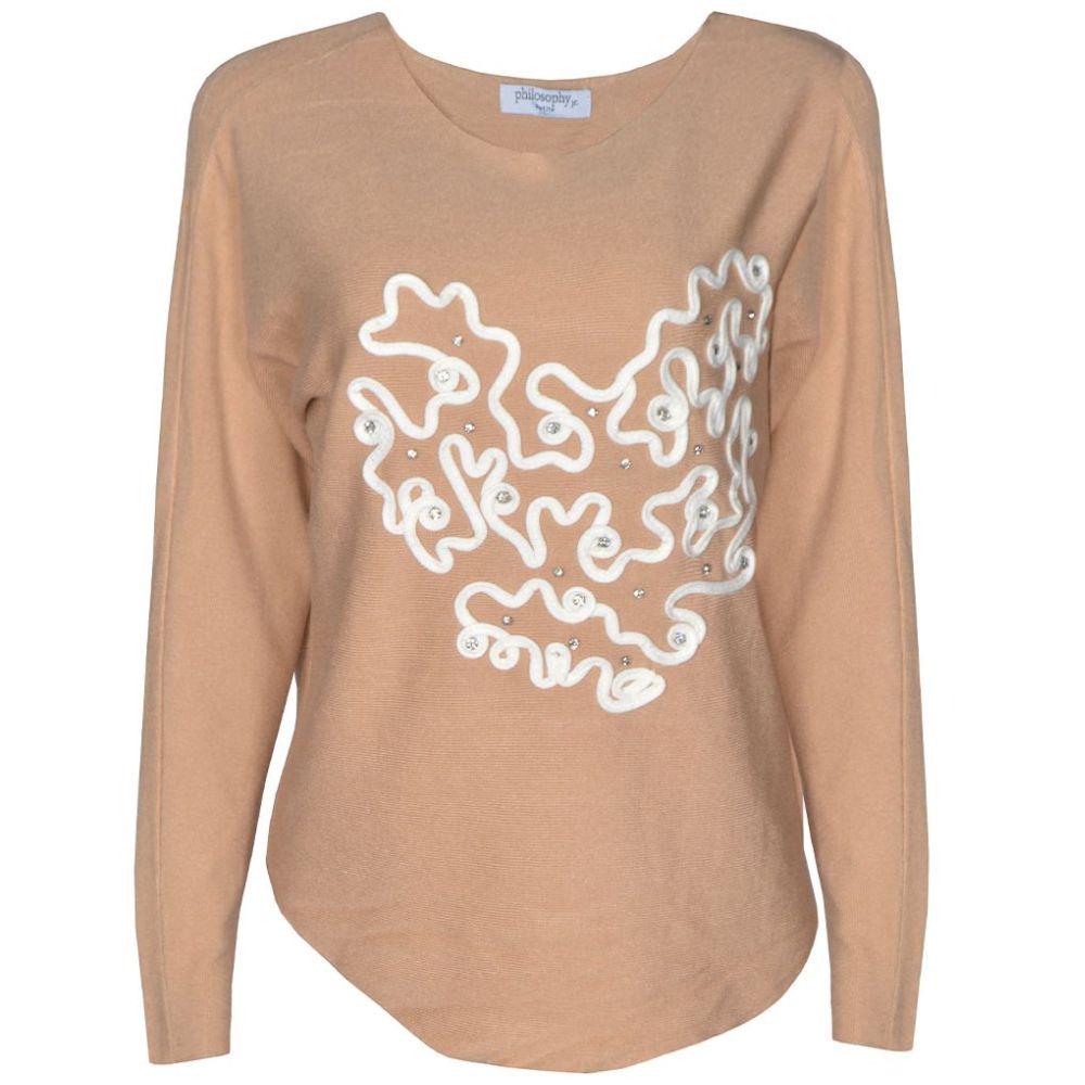 Suéter Estampado Philosophy Jr Petite para Mujer