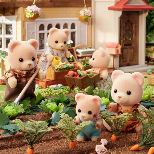 Familia Oso Pardo Sylvanian Families