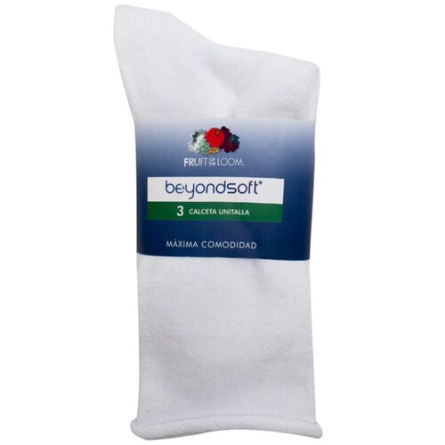 Calceta Soft 3 Pack Fruit Of The Loom para Mujer