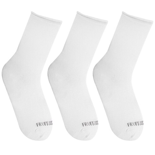 Calceta Soft 3 Pack Fruit Of The Loom para Mujer