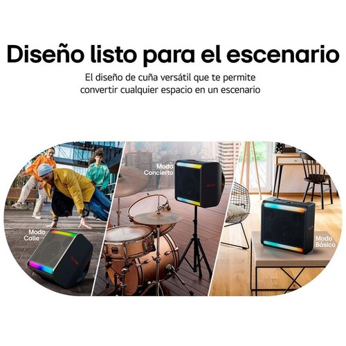 Bocina Bluetooth Stage 301 By Will.i.am Portátil Ipx4