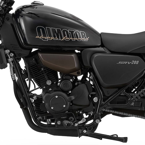 Motocicleta Chopper Qjmotor Srv 200 2025 Negro