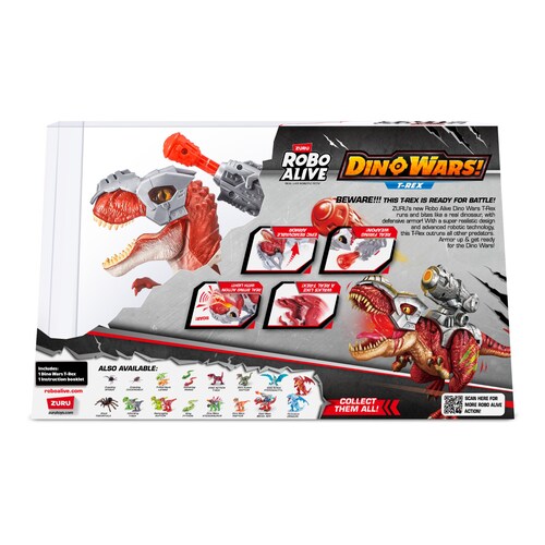 T Rex Dino Wars Robo Alive