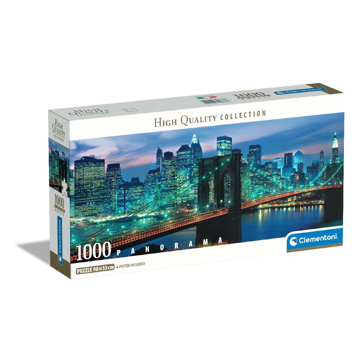 Rompecabezas de 1,000 Piezas Panorama Hqc Puente de Brooklyn Ny