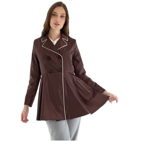 Gabardina Doble Cruce con Botones Shyla 28000356