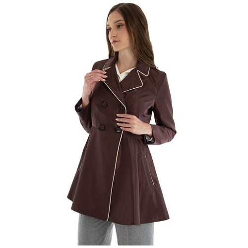 Gabardina Doble Cruce con Botones Shyla 28000356