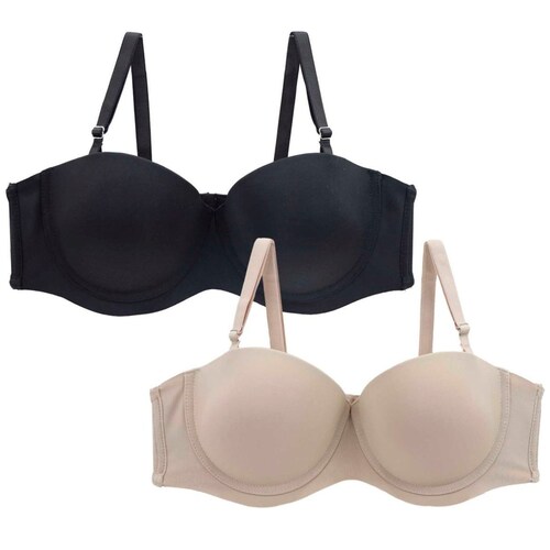 2Pack de Brasier Balconette con Varilla Couture