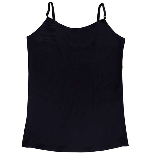 Camisa Satinada con Tirantes Couture