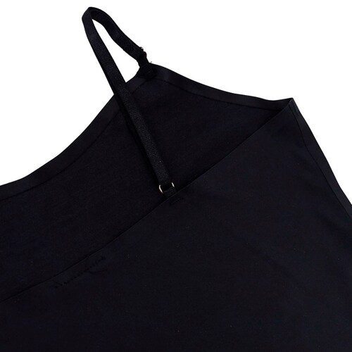 Camisa Satinada con Tirantes Couture