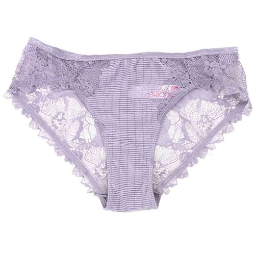 Panty con Mesh Y Encaje Couture
