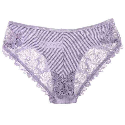 Panty con Mesh Y Encaje Couture