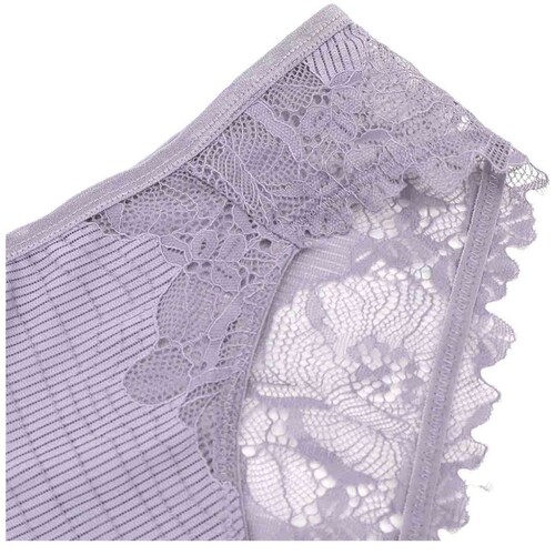 Panty con Mesh Y Encaje Couture