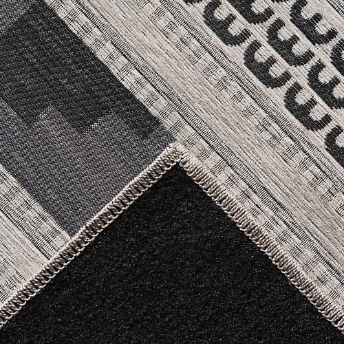 Tapete Funcional Asteca Beige/azul Home & Details 50X80 Cm