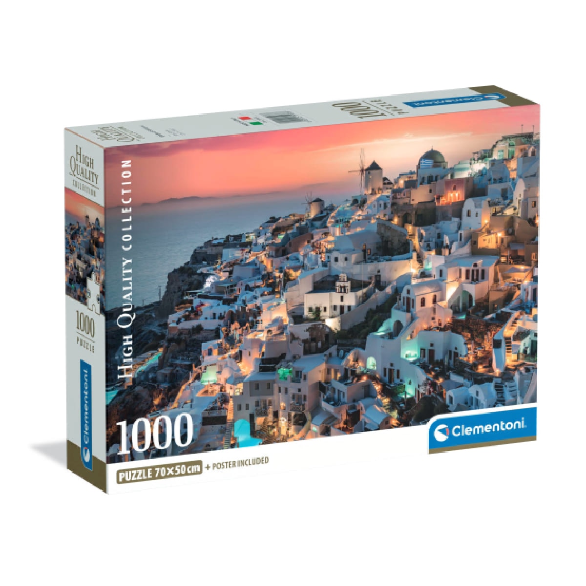 Rompecabezas de 1,000 Piezas Compacto Hqc Sombras de Santorini