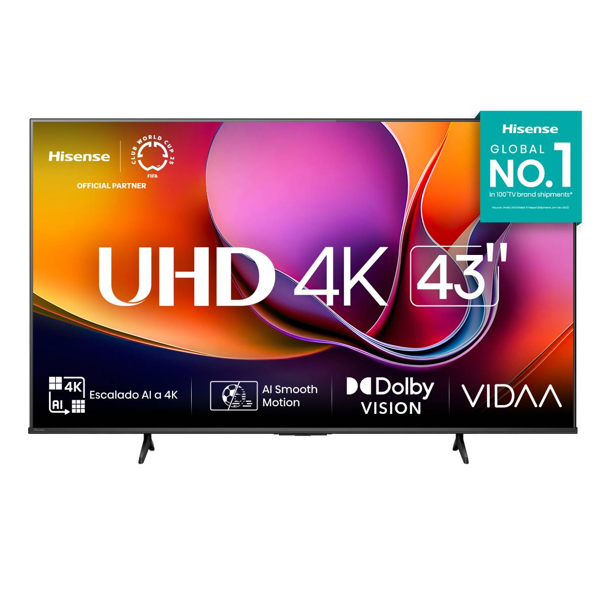 Televisor Hisense 43 A65NV 4K Smart VIDAA U9 Wifi/HDMI/USB AIPQ 43A65NV - Steren