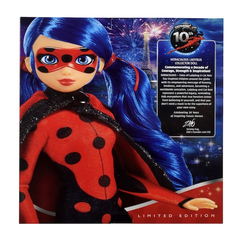 Miraculous Muñeca Fashion Doll 10 Aniversario Bandai