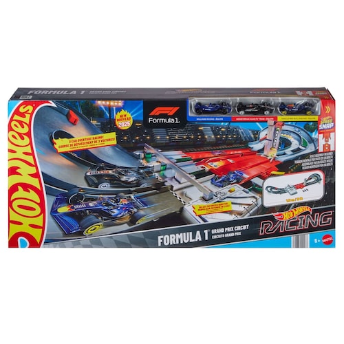 Hot Wheels Racing Pista de Juguete Grand Prix Mattel