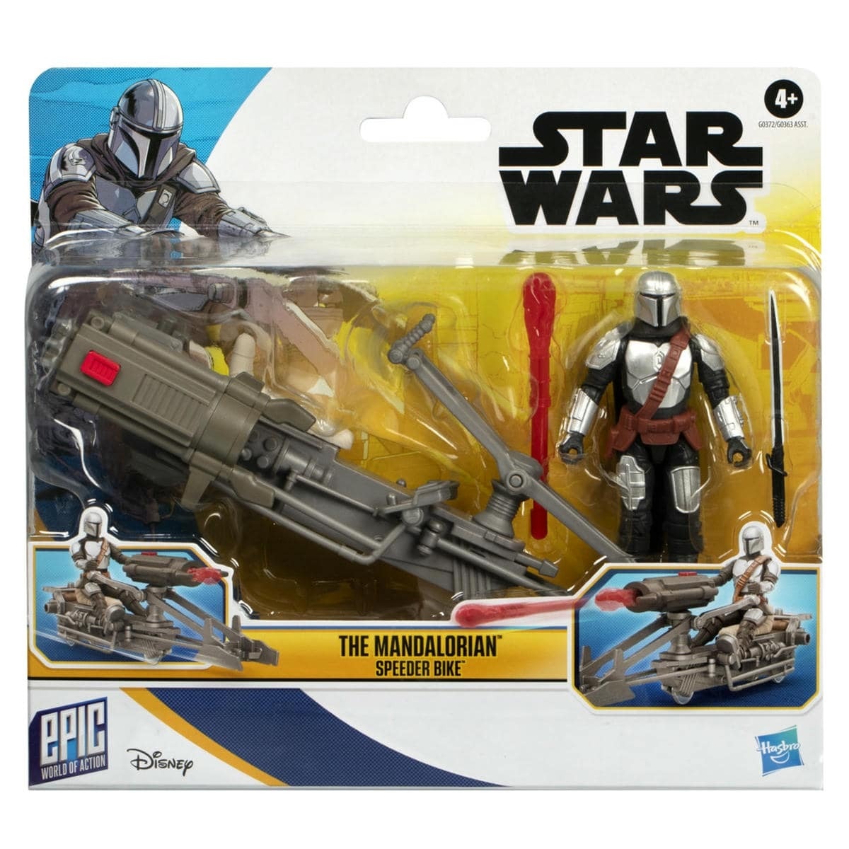 Star Wars Set The Mandalorian y Speeder Bike Hasbro