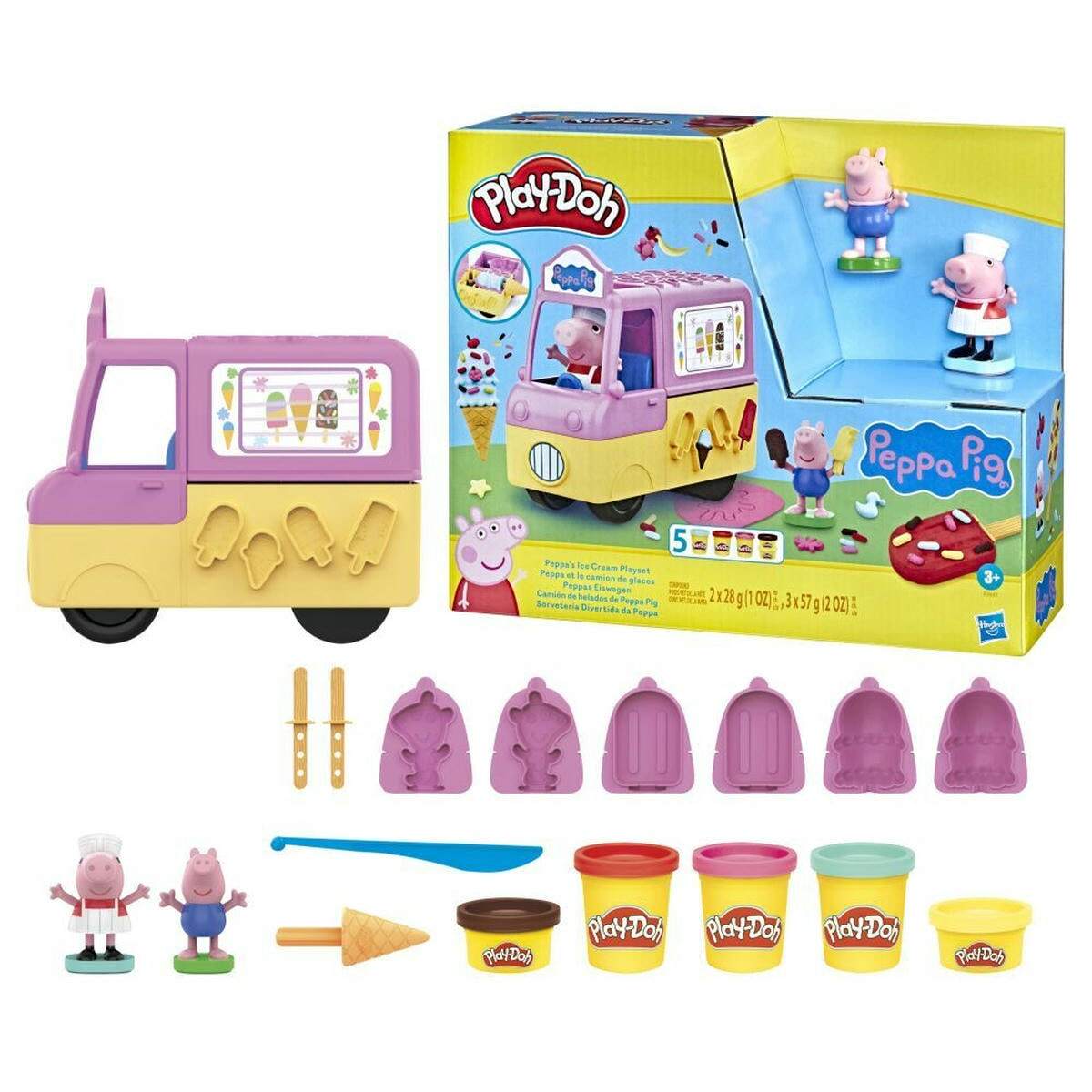 Play-Doh Set de Juego Peppa Pig Camión de Helados Hasbro