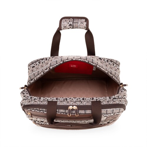 Duffle Bag Cloe Tafreli Multicolor-Rosa