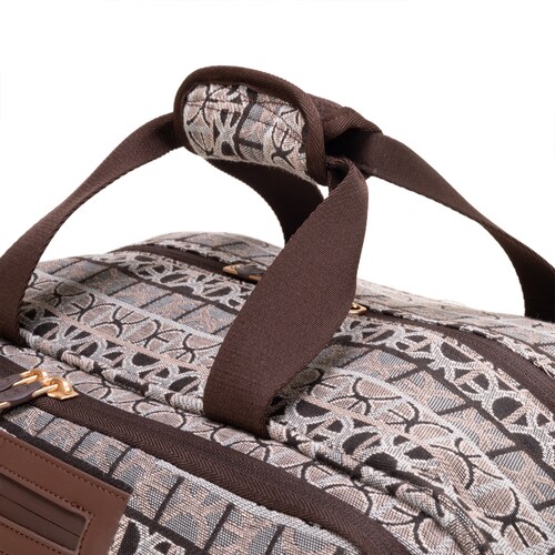 Duffle Bag Cloe Tafreli Multicolor-Rosa