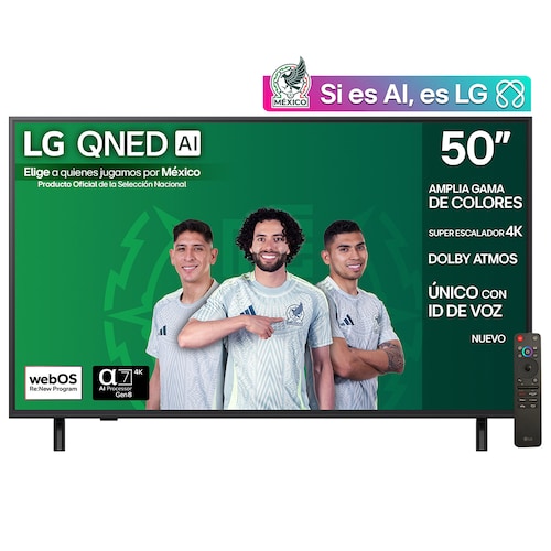 Pantalla LG 50 Pulgadas 4K Qned Ai Qned82