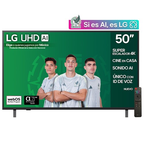Pantalla LG 50 Pulgadas 4K Uhd Ai Ua8050