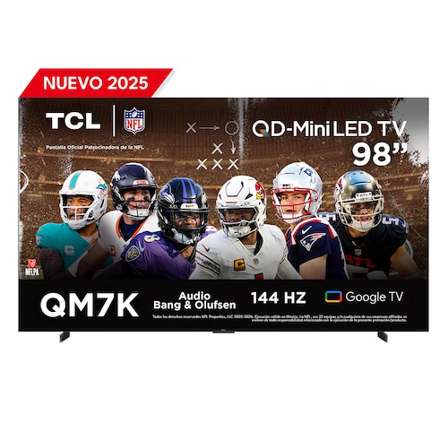 Pantalla Tcl Mini Led 98 Pulgadas 4K Google Tv 98Qm7K