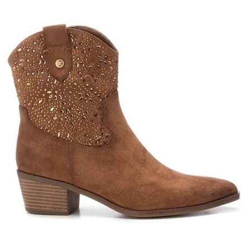 Botín Cowboy Xti con Aplicación Pedrería para Mujer