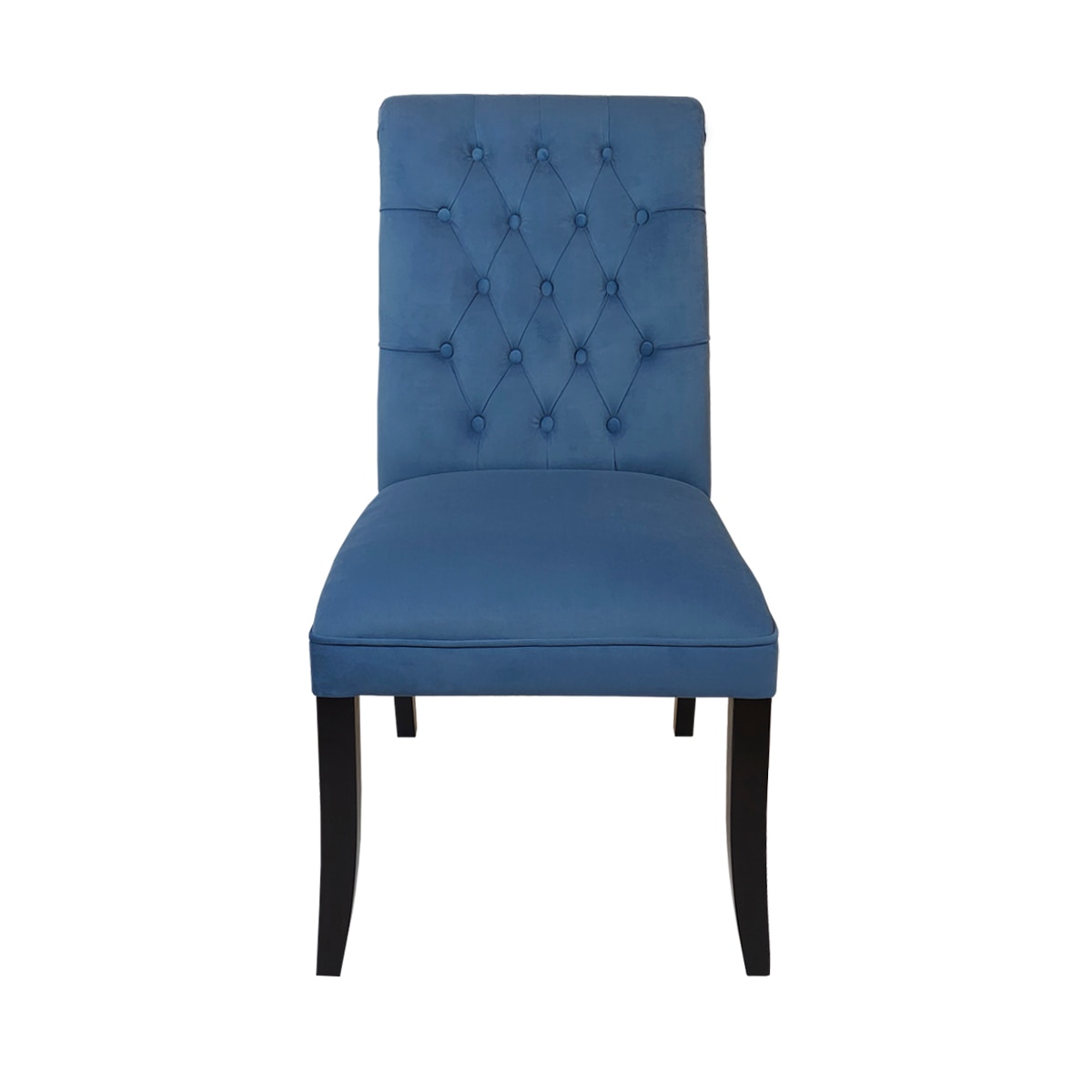Silla Rey Velvet Blue Vintage Home