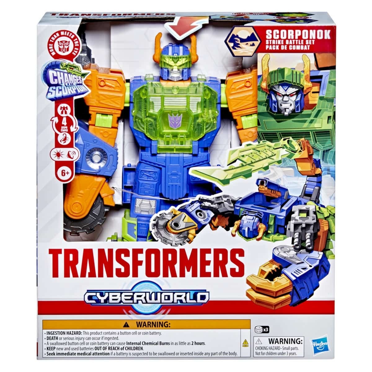 Transformers Figura de Acción Cyberworld Scorponok