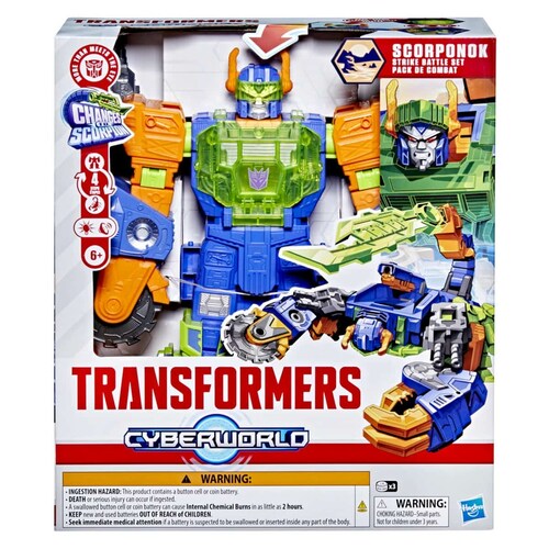 Transformers Figura de Acción Cyberworld Scorponok