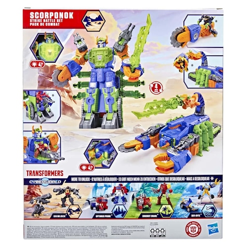 Transformers Figura de Acción Cyberworld Scorponok
