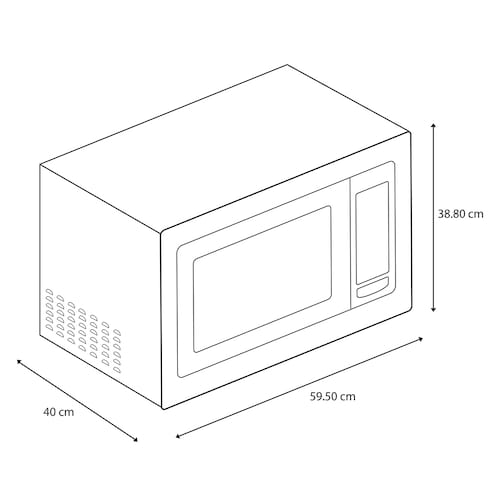 Microondas Empotrable Io Mabe 1.1 P Io110Mdi1 Inoxidable