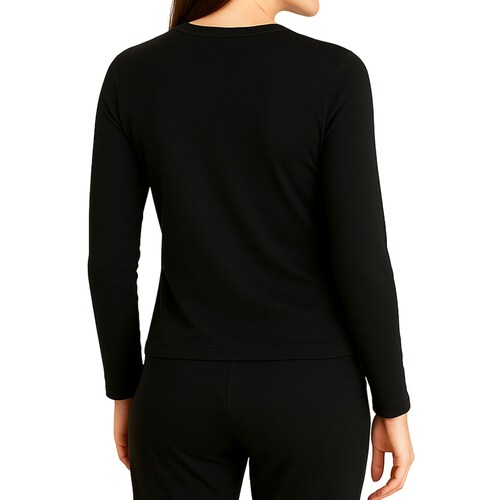 Camiseta Super Felpa Cuello Redondo Oscar Hackman para Mujer.