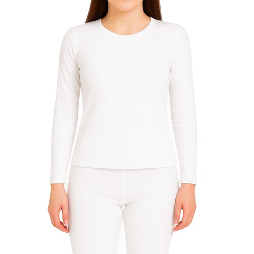 Camiseta Super Felpa Cuello Redondo Oscar Hackman para Mujer.