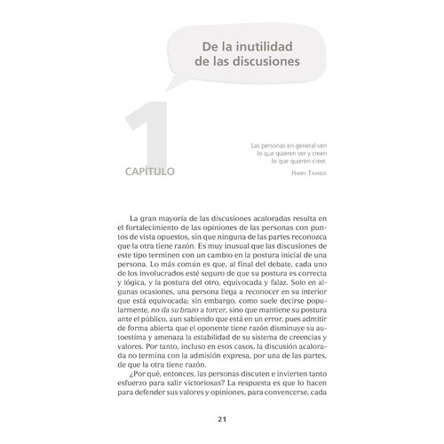 De la Inutilidad de las Discusiones