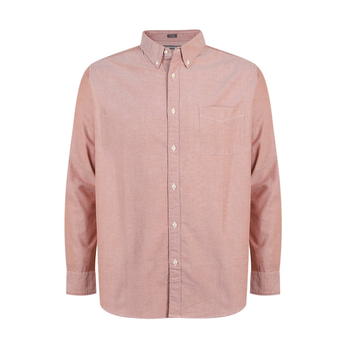 Camisa Oxford J. Opus Manga Larga para Hombre Plus