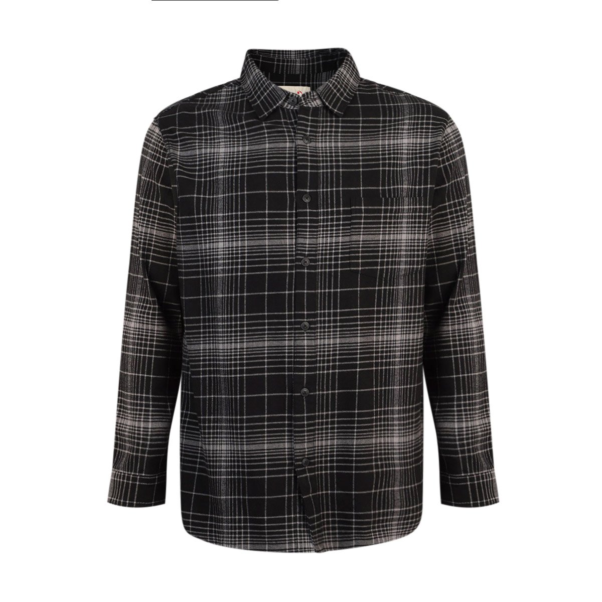 Camisa en Franela Fukka Manga Larga para Hombre Plus