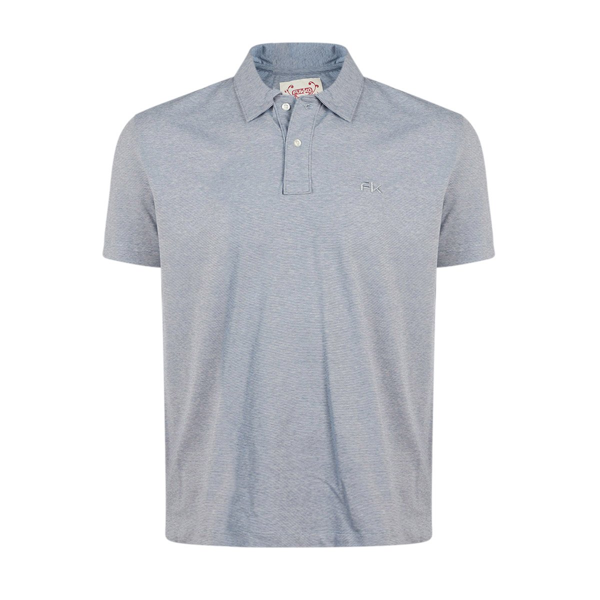 Playera Polo Fukka Manga Corta Rayas para Hombre Plus