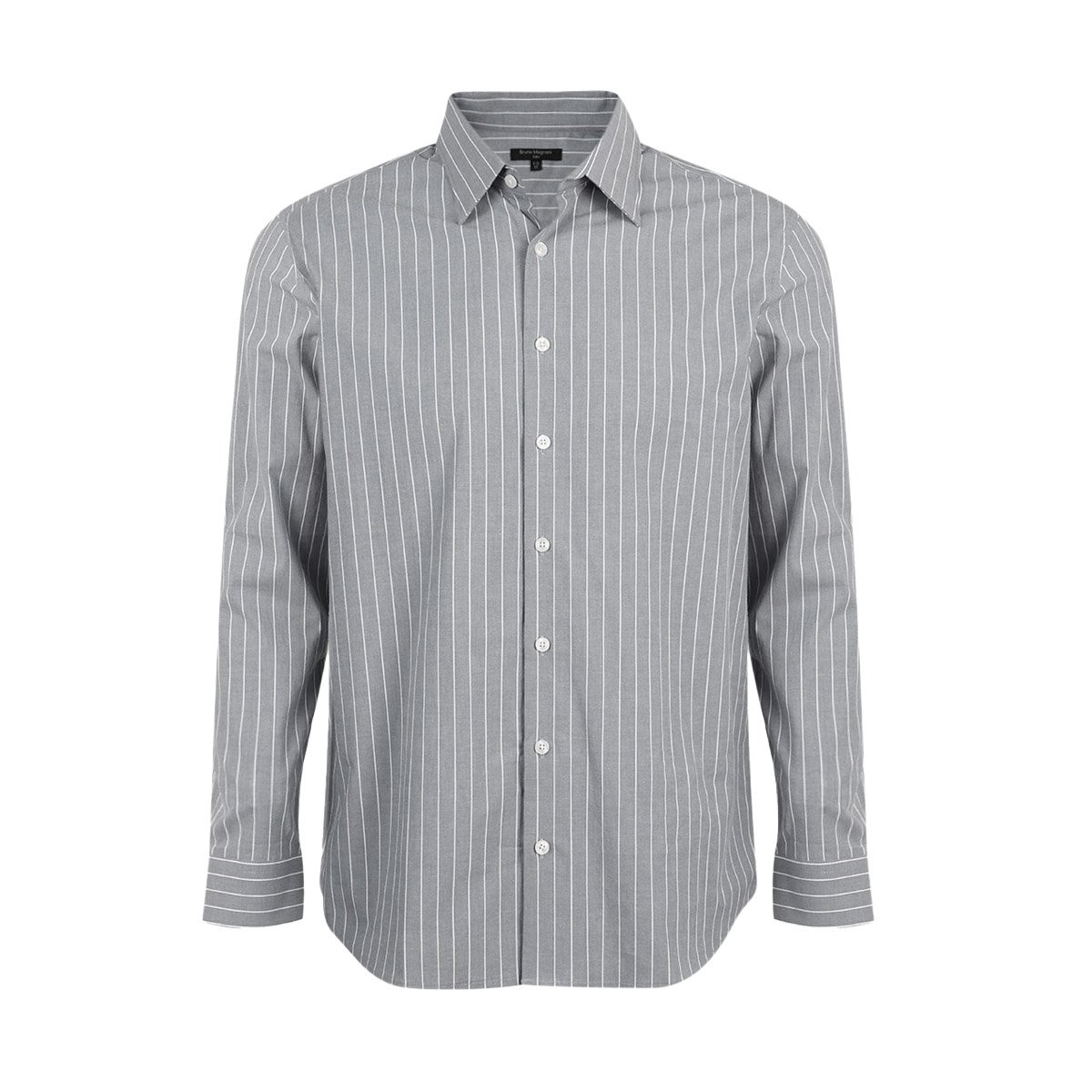 Camisa Rayas Bruno Magnani Manga Larga para Hombre Plus