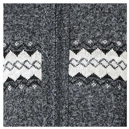 Suéter Abierto Grecas Banana Blue para Hombre Plus