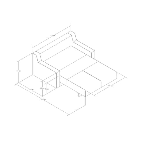 Sofá Cama Toto Boal