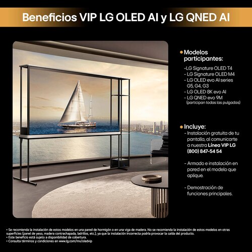 Pantalla LG 65 Pulgadas Oled Evo Ai G5 4K Smart Tv