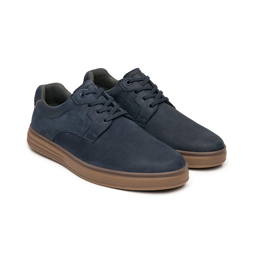 Sneaker Casual para Hombre, Color Azul Flexi