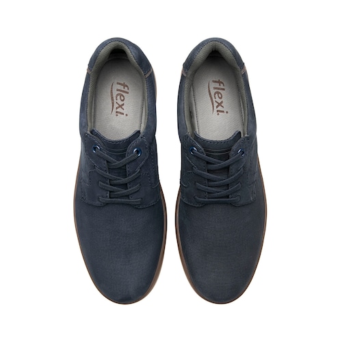Sneaker Casual para Hombre, Color Azul Flexi