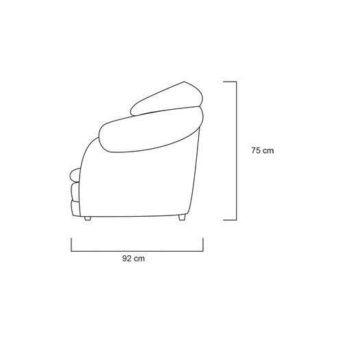 Love Seat Valery Piel Vinil Intermezzo Artaban