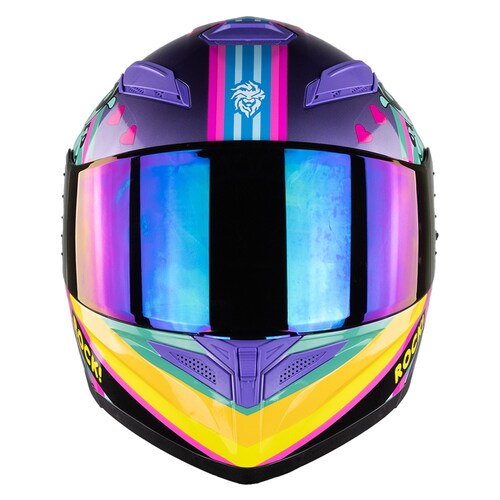 Casco Abatible Cn Chicas Superpoderosas Morado