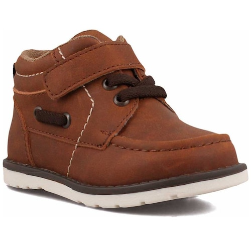 Botin con Velcro 14-17 Café Vavito