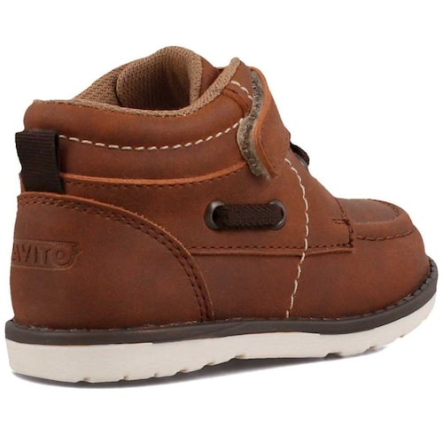 Botin con Velcro 14-17 Café Vavito